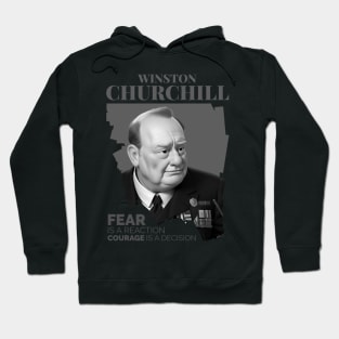 Fear is a reaction Hoodie